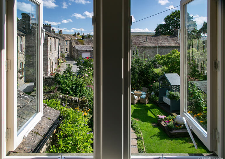 Tucked Away House Gallery 26 - View of Garden from Bedroom Window